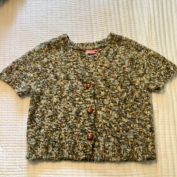 Anthropologie Hand Knit by Dollie Cardigan XL - Picture 2 of 12